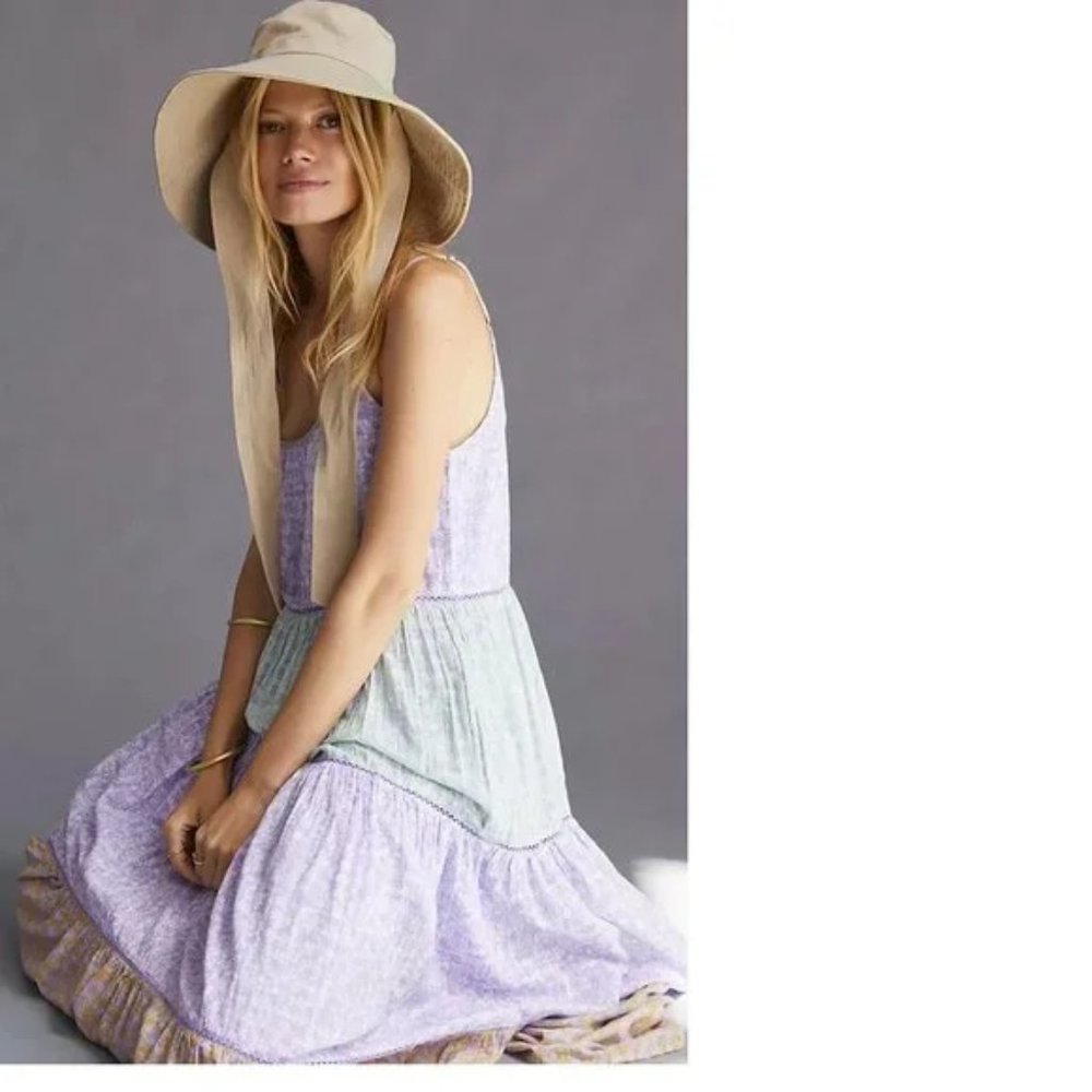 Anthropologie Roller Rabbit Ismay Dakota Maxi Dress size M new with tag - Picture 4 of 7